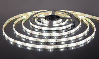 Светодиодная лента  Лента светодиодная 12V 7,2W 30Led 5050 IP65 холодный белый, 5м