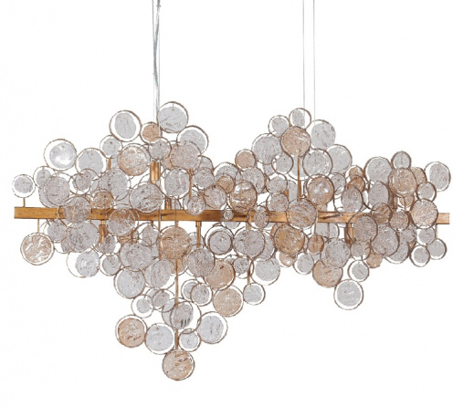 Светильник подвесной Crystal Lux DESEO SP12 L1000 GOLD фото 2