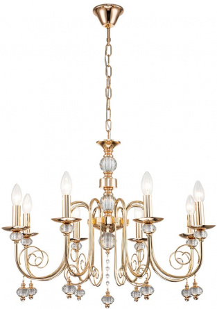 Подвесная люстра Shine 678/8PL Gold фото 1
