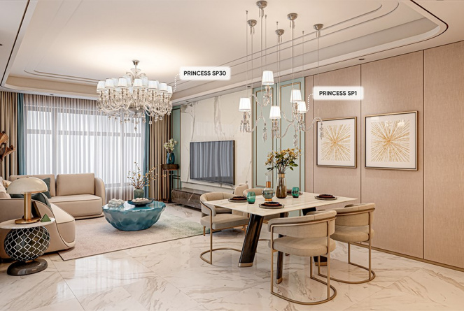 Люстра Crystal Lux PRINCESS SP30 фото 4