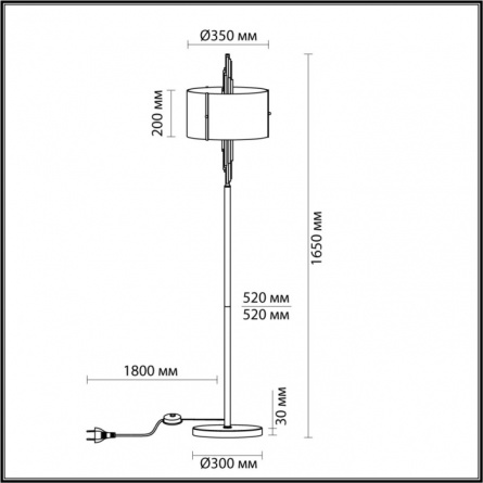Торшер Margaret 4895/3F фото 3