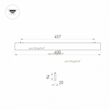 Подвесной светильник LINEAIR FLAT 031527 фото 2