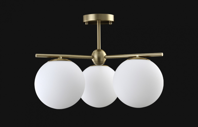 Люстра Crystal Lux FELIZ SP-PL3 BRONZE/WHITE фото 3