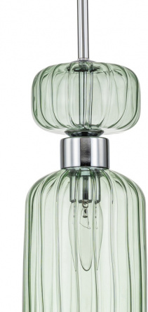 Подвесной светильник Gloss 1141/1S Chrome/Green фото 2
