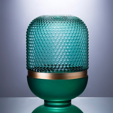 Мебель и интерьер/Вазы Cloyd DOTT Vase / выс. 30 см - зелен. стекло (арт.50033) фото 1