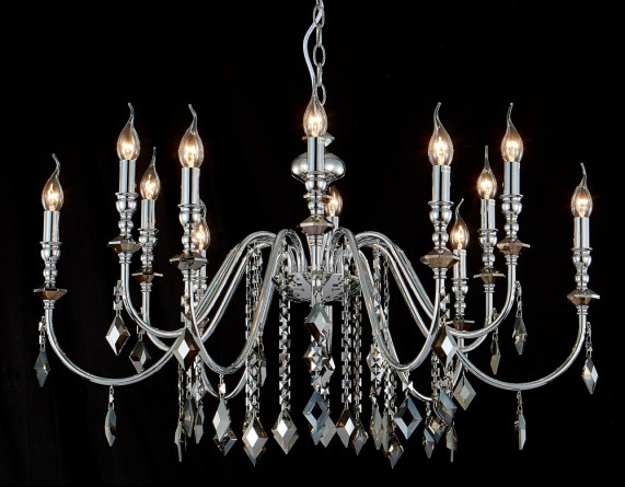 Бра Crystal Lux MERCEDES AP2 CHROME/SMOKE фото 6