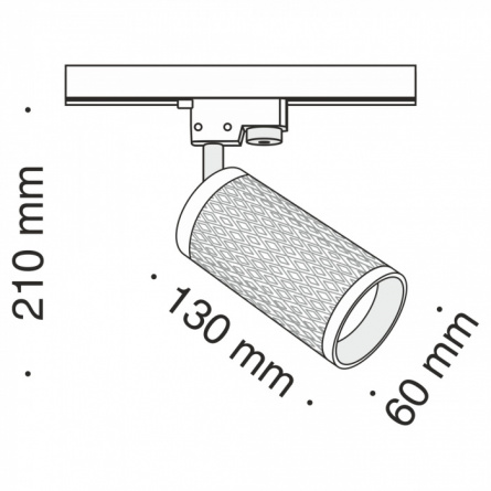 Трековый светильник Track lamps TR011-1-GU10-W фото 2