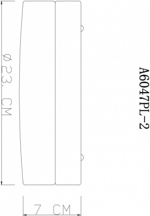 Потолочный светильник Aqua-tablet A6047PL-2CC фото 2