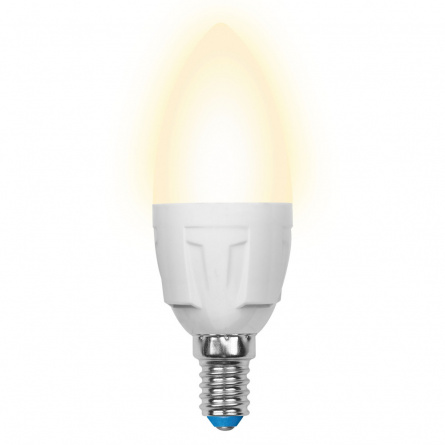 Лампочка светодиодная  LED-C37 7W/WW/E14/FR PLP01WH картон фото 1